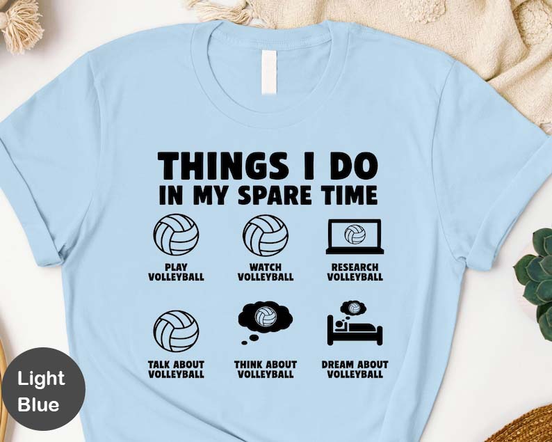 Things I Do In My Spare Time Soccer Shirt, Soccer Mom Sweatshirt, Soccer Life Hoodie, Soccer Lover Tee, Soccer  Hockey Volleyball Fan Crewneck