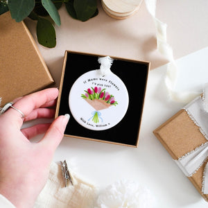 Personalised Mothers Day Ornament, New Mum Gift, First Mothers Day, Keepsake, Mothering Sunday, Mummy, Mom, Mam