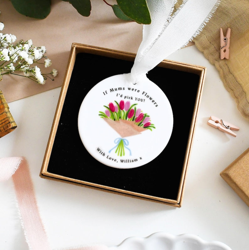 Personalised Mothers Day Ornament, New Mum Gift, First Mothers Day, Keepsake, Mothering Sunday, Mummy, Mom, Mam