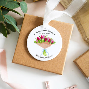 Personalised Mothers Day Ornament, New Mum Gift, First Mothers Day, Keepsake, Mothering Sunday, Mummy, Mom, Mam