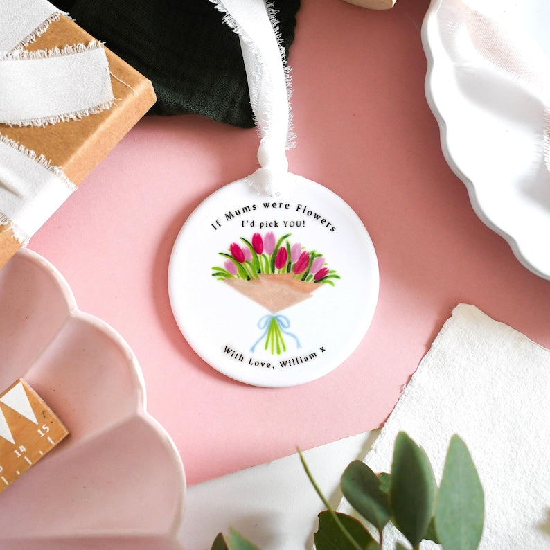 Personalised Mothers Day Ornament, New Mum Gift, First Mothers Day, Keepsake, Mothering Sunday, Mummy, Mom, Mam