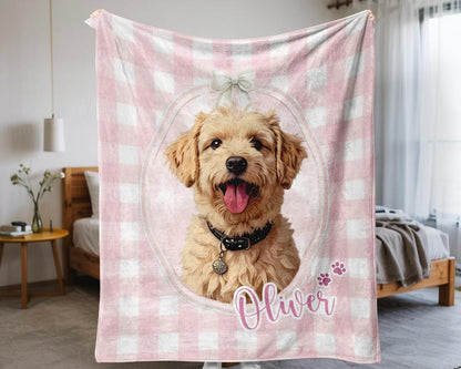 Personalized Dog Blanket, Pet Name Blanket
