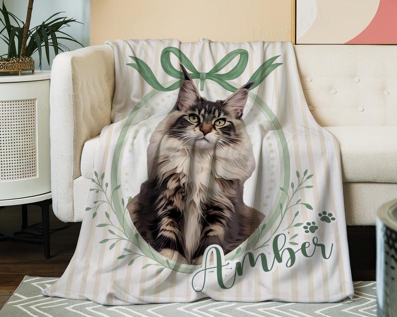 Personalized Dog Blanket, Pet Name Blanket