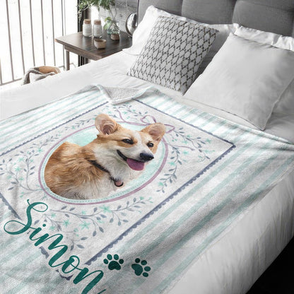 Personalized Dog Blanket, Pet Name Blanket