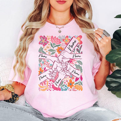 Custom Mom And Daughter Shirt, Personalized Mother Daughter Shirt, Pinky Promise Shirt, Mom Gift Shirt, Family Love Shirt