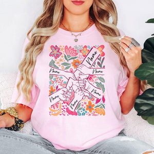 Custom Mom And Daughter Shirt, Personalized Mother Daughter Shirt, Pinky Promise Shirt, Mom Gift Shirt, Family Love Shirt
