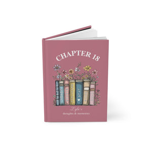 Chapter 16th Birthday Gift Journal, Personalized Chapter 18 Name Journal, Chapter 13, Birthday Notebook for 16th, 21st, 25th Birthday Gift