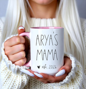 Mama Mug, New Mom Gift Ideas, Mothers Gifts, First Time Momma Presents, New Parent Gift, Mommy Coffee Mugs, Cute Cup for 1st Mother