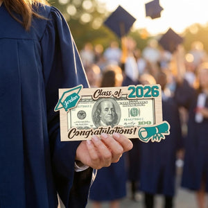 Graduation Money Holder Personalized,Graduation Gift,Class of 2026,High School Graduation,Gift for Graduates,High School Senior