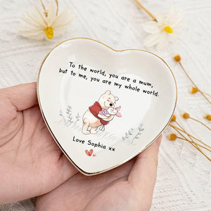 Personalized Gift Jewelry Dish, Custom Gift Trinket Dish For Mom Present, Jewelry Ring Holder Keepsake, First Mother s Day Gift Idea