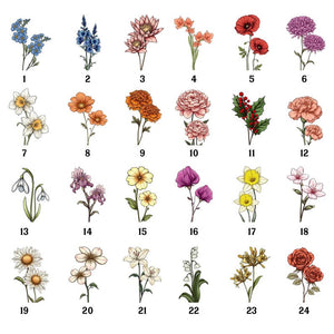 Personalized Grandma Flower Vase, Grandma's Garden Custom Name Vase Gift, Family Birth Flower Vase