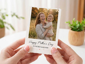 Personalised Happy Mothers Day Gifts, First 1st Mothers Day, Present for New Mums, Unique Photo Keepsake, Fun Gift Ideas for Mother
