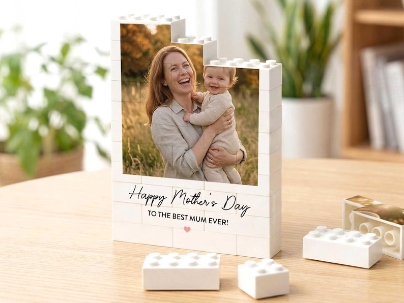 Personalised Happy Mothers Day Gifts, First 1st Mothers Day, Present for New Mums, Unique Photo Keepsake, Fun Gift Ideas for Mother