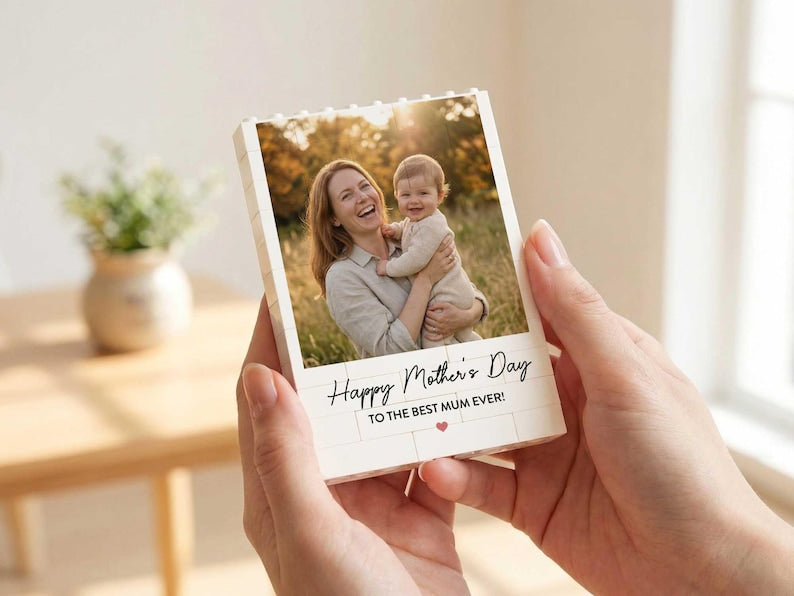 Personalised Happy Mothers Day Gifts, First 1st Mothers Day, Present for New Mums, Unique Photo Keepsake, Fun Gift Ideas for Mother