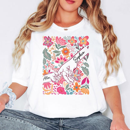 Custom Mom And Daughter Shirt, Personalized Mother Daughter Shirt, Pinky Promise Shirt, Mom Gift Shirt, Family Love Shirt