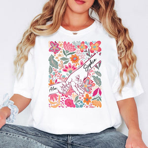 Custom Mom And Daughter Shirt, Personalized Mother Daughter Shirt, Pinky Promise Shirt, Mom Gift Shirt, Family Love Shirt