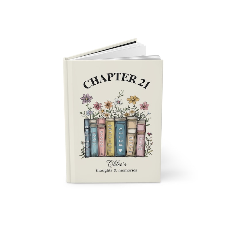 Chapter 16th Birthday Gift Journal, Personalized Chapter 18 Name Journal, Chapter 13, Birthday Notebook for 16th, 21st, 25th Birthday Gift