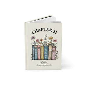 Chapter 16th Birthday Gift Journal, Personalized Chapter 18 Name Journal, Chapter 13, Birthday Notebook for 16th, 21st, 25th Birthday Gift