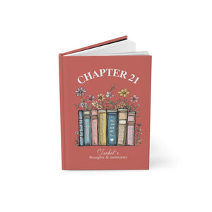 Chapter 16th Birthday Gift Journal, Personalized Chapter 18 Name Journal, Chapter 13, Birthday Notebook for 16th, 21st, 25th Birthday Gift