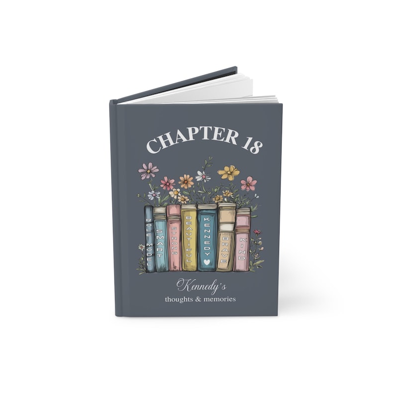 Chapter 16th Birthday Gift Journal, Personalized Chapter 18 Name Journal, Chapter 13, Birthday Notebook for 16th, 21st, 25th Birthday Gift