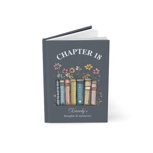 Chapter 16th Birthday Gift Journal, Personalized Chapter 18 Name Journal, Chapter 13, Birthday Notebook for 16th, 21st, 25th Birthday Gift
