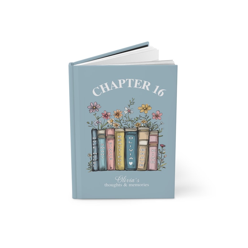 Chapter 16th Birthday Gift Journal, Personalized Chapter 18 Name Journal, Chapter 13, Birthday Notebook for 16th, 21st, 25th Birthday Gift
