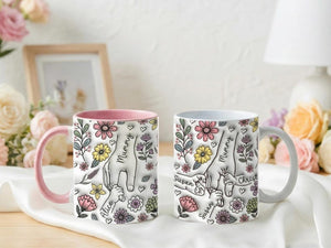 Personalized Mom Mug with Kids Names, Custom Mama Mug, Mother s Day Gift from Kids, Ceramic Coffee Cup