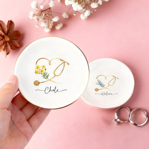 Custom Nurse Jewelry Dish, Nurse Graduation Gift, Custom Doctor Trinket Dish, Nurse Appreciation Gifts, Medical School Graduation Gifts