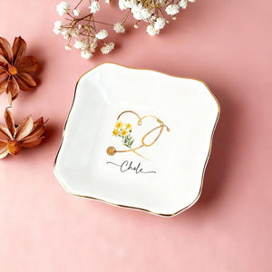 Custom Nurse Jewelry Dish, Nurse Graduation Gift, Custom Doctor Trinket Dish, Nurse Appreciation Gifts, Medical School Graduation Gifts