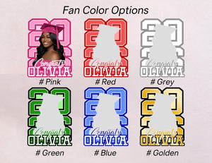 Custom Graduation Fans, Fat Head Cut Out Sign, Graduation 2026 Big Heads on a Stick, Class of 2026 Graduation Paddle, Party Favors
