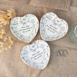 Unique Graduation Gifts: Custom Graduation Jewelry Dish,Graduation Trinket Dish,College Gifts,Class Of 2026,Graduation Gifts for Daughter