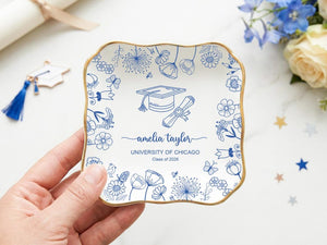 2026 Graduation Gift,Personalized Graduation Jewelry Dish,Class of 2026 Gift,Graduation Trinket Dish,Graduation Party Gift,Memorial Gift