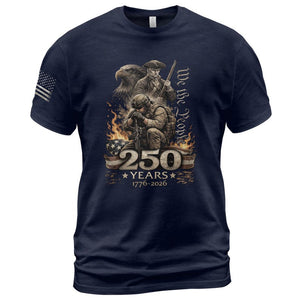 250th Anniversary of The United States Shirt, USA Independence Day T shirt, 4th of July 1776 2026 Tee, American Flag Patriots Gifts