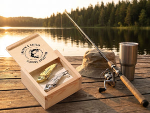 Personalized Engraved Fishing Lure, Custom Stainless Steel Lure with Gift Box, Fisherman Gift for Dad Husband Grandpa, Father's Day Gift