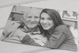 Engraved Picture Wallet Insert - Add Back Engraving Too - Stocking Stuffers, Gifts for Him or Her - Laser Engraved Photo Love Note Card