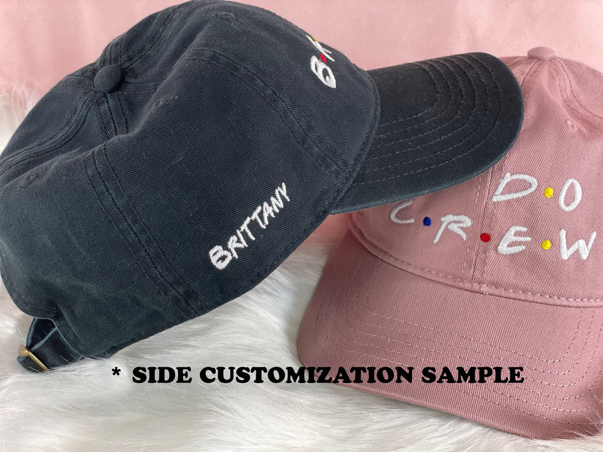 Friends bridal gifts Embroidered hat, Bridesmaid gift, Gift for bride, Bachelorette gift, Bride to be, Personalized gift, Bridal gifts