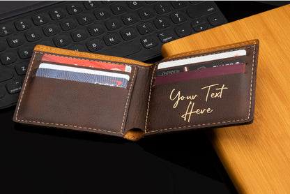 Wallet Dad Gift, Men's Wallet, Custom Monogrammed Wallet, Personalized Wallet, Gift For Him, Groomsman Gift