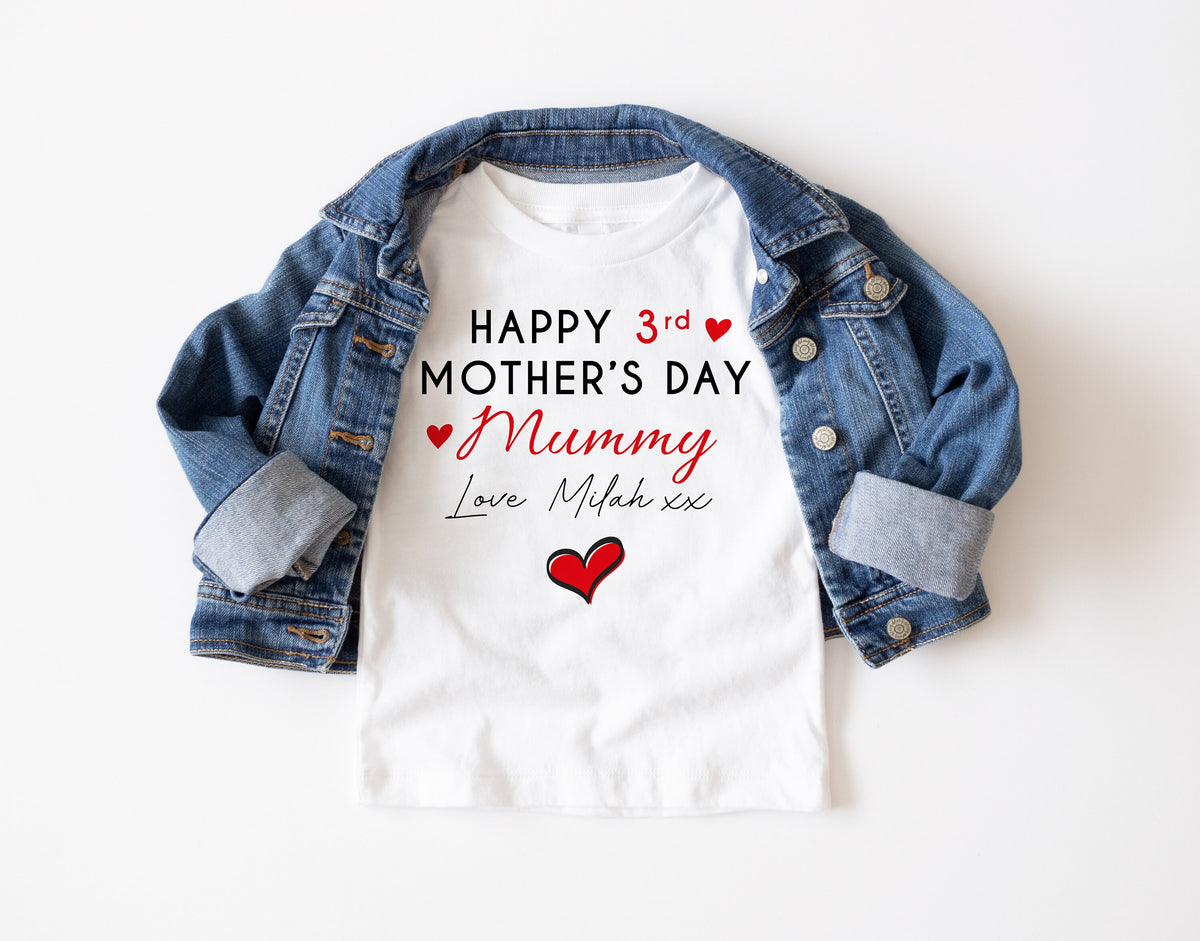 1st Mothers day Tshirt 2nd mothers day baby bodysuit mother's day gift cute gift for mummy 3rd 4th 5th 6th