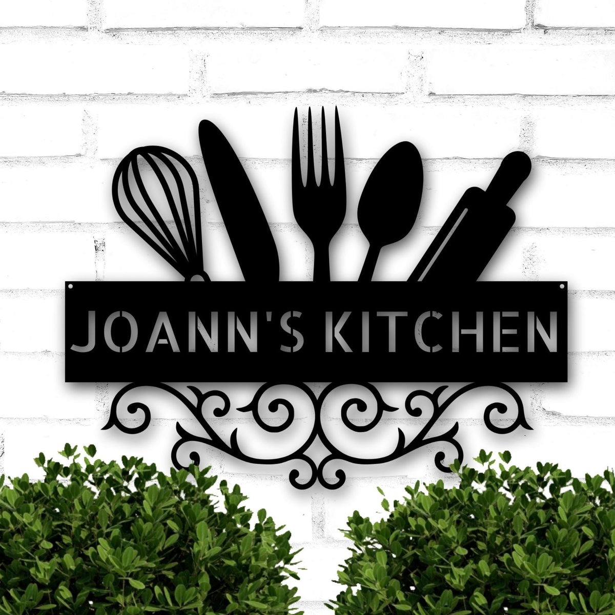 Kitchen Gifts, Custom Metal Sign for Kitchen, Personalized Kitchen Signs, Kitchen Wall Decor, Nana Mothers Day Gift, Custom Kitchen Sign