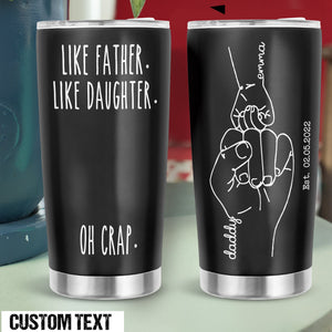Personalized Gifts for Dad From Daughter, Funny Fathers Day Gift, Dad Tumbler, Fathers Day Tumbler, Custom Tumbler, Daughter to Father Gift