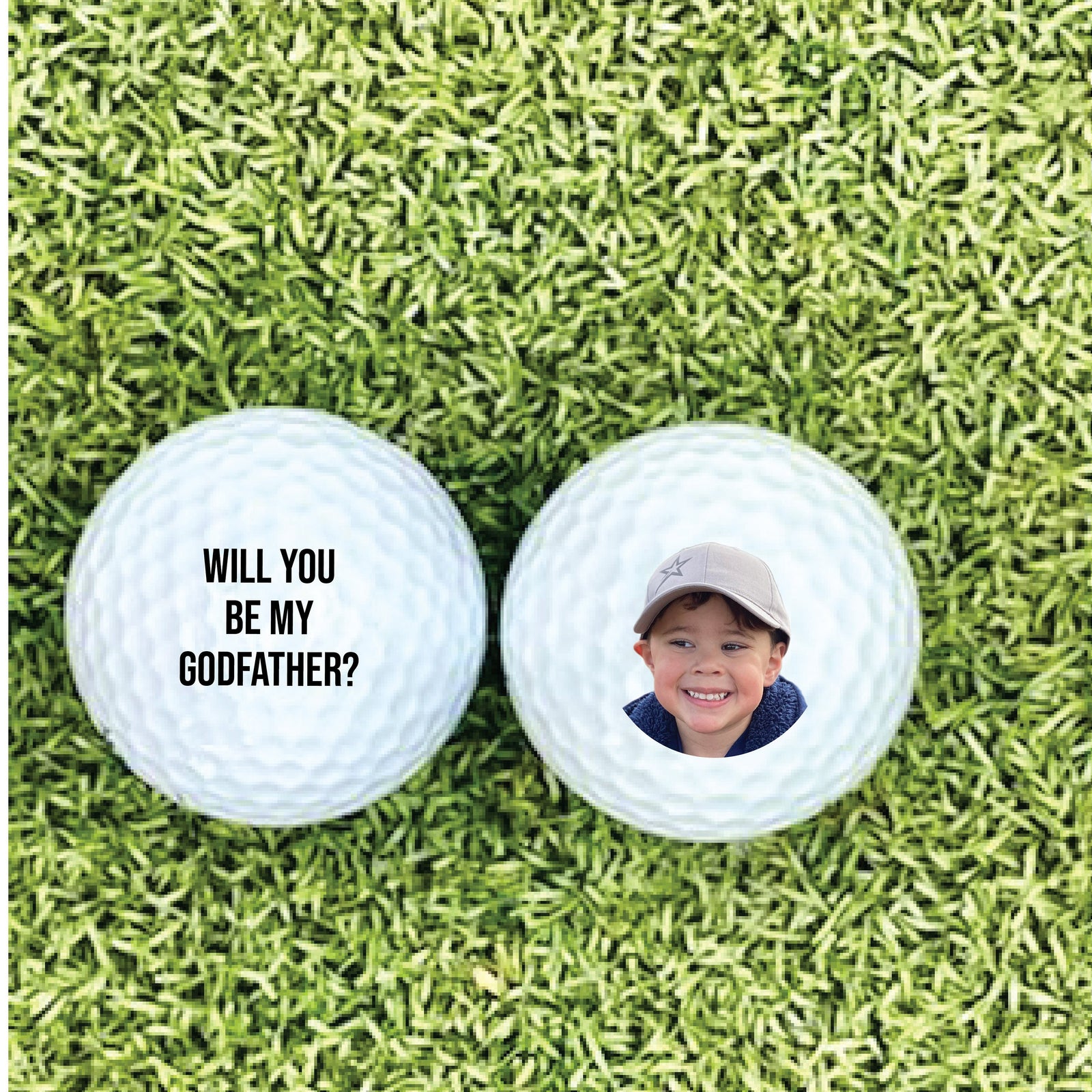 Custom Golf Balls | Personalized Gifts | Godfather Gifts | Godfather Proposal | Golf Gift | Groomsmen Gifts | Officiant Proposal