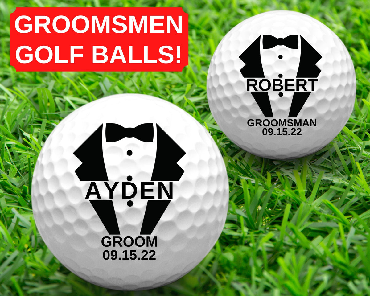 Personalized Groomsmen Golf Balls, Groomsmen Golf Gifts, Groomsmen Gifts, Groomsmen Gifts Personalized, Groomsman Gift, Groomsman Golf Balls