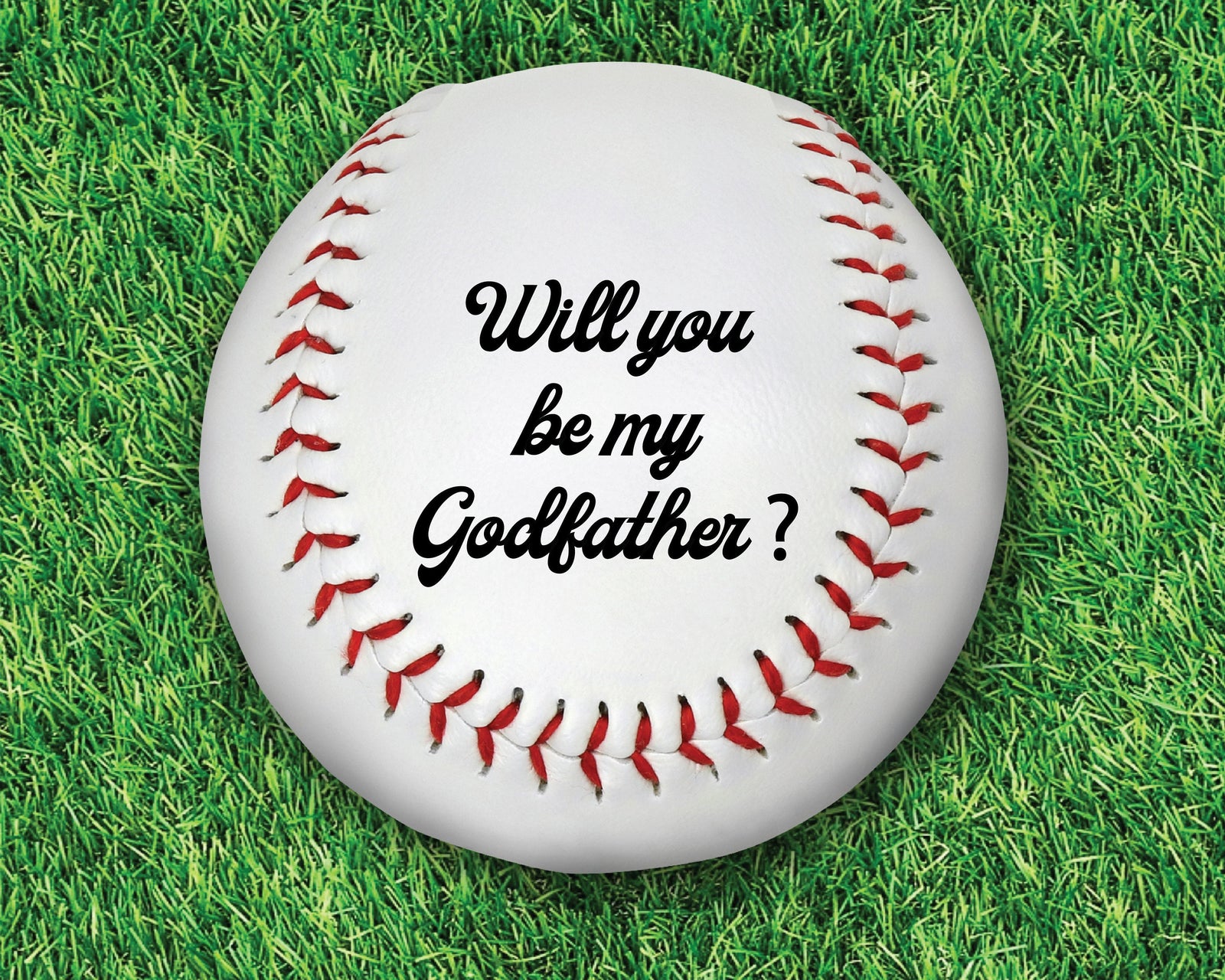 Godfather Proposal | Will you Be My Godfather | Baseball Gifts | Coach Gift | Fathers Day Gifts | Baseball Gifts | Custom Photo Baseball