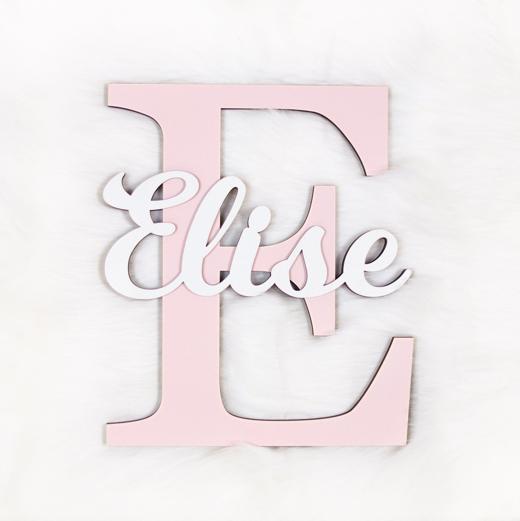 Custom Wooden Wall Name Sign Wood Big Letters Modern Nursery Bedroom Baby Boys Girls Decor Sign Room Block Letter Ester Gift For Kid