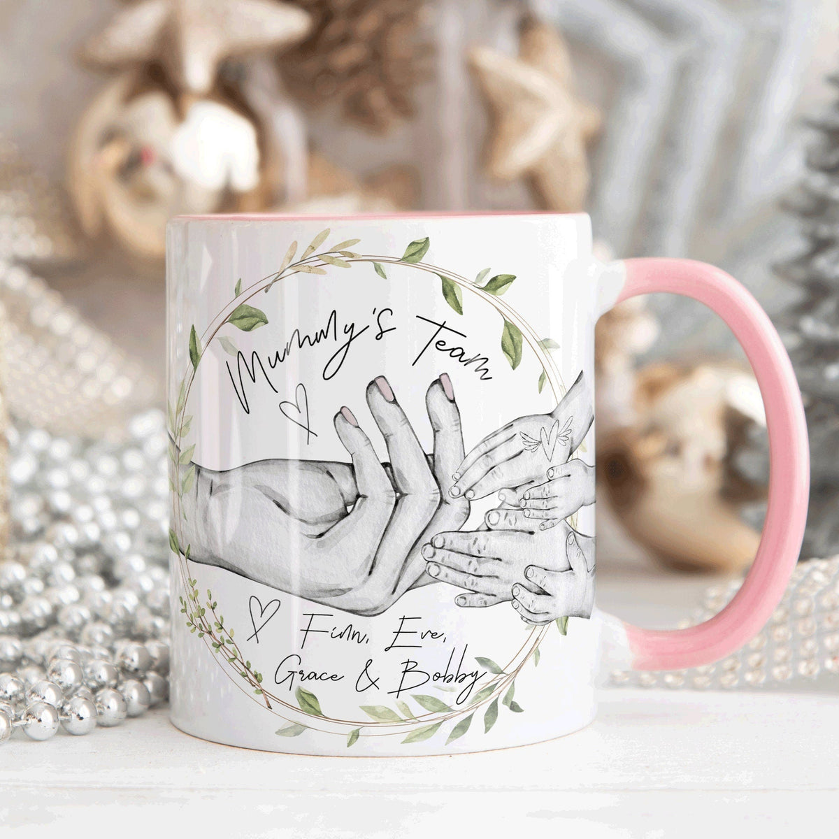 Personalized Mummy's Team Mug Gift, Mummy Mothers Day Day Gift For Her, Mug Gift For Her, Mum Birthday Mug, Mothers Day Gift for Mummy