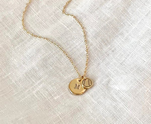 Baseball Mom Necklace - Gift for Baseball Moms - Baseball Initial Necklace - Personalized Custom Baseball Mom Jersey Number Necklace