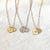 Baseball Mom Necklace - Gift for Baseball Moms - Baseball Initial Necklace - Personalized Custom Baseball Mom Jersey Number Necklace