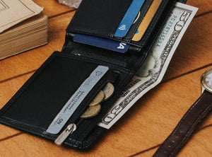 Custom Men's Leather Wallet for Fathers Day, Personalized Men's Leather Wallet For Fathers Day, Men's Wallet for Fathers Day