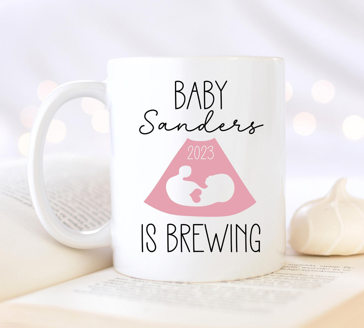 Expecting Mom Gift, Expecting Parents Gift, New Pregnancy Gift for Mom, Expecting Mother Gift, A Baby is Brewing Pregnancy Announcement Mug