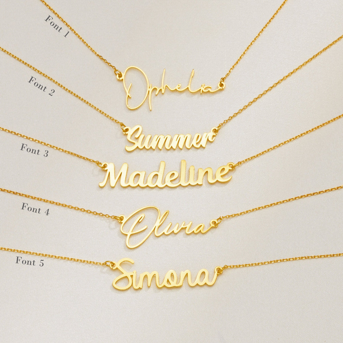 Custom Name Necklace, Personalized Name Necklace, Birthday Gift for Her, Mother's Day Gift, Gift for Mom